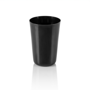Was Germany Cup Set, 0,3 ltr., Ø 7,5 cm, Höhe 11,5 cm, schwarz, Set á 4 Stück, Chromnickelstahl, PVD Beschichtung