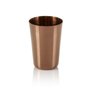 Was Germany Cup Set, 0,4 ltr., Ø 8 cm, Höhe 11,5 cm, bronze, Set á 4 Stück, Chromnickelstahl, PVD Beschichtung