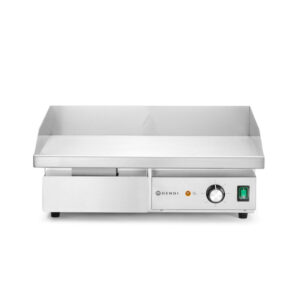 Hendi Grillplatte, flach, Budget Line, 220-240V/3000W, 550x430x(H)240mm