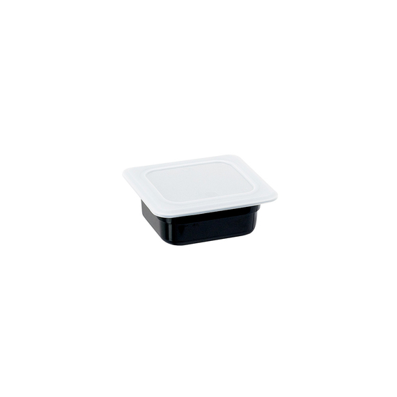 Stalgast Gastronormbehälter, Serie STANDARD, Polycarbonat, schwarz, GN 1/6 (65 mm)