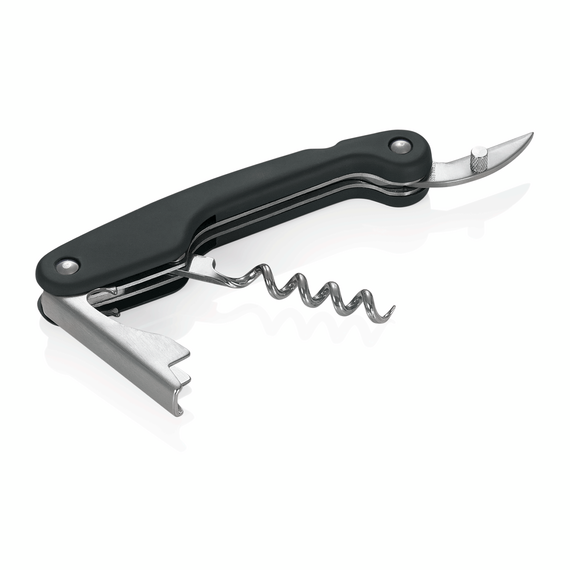Was Germany Kellnermesser mit Softgriff, 12 cm, verchromt, Kunststoff