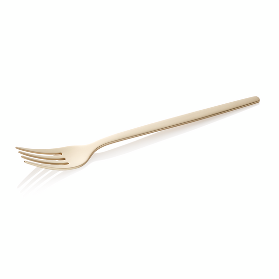Alex Menügabel Set CHAMPAGNE, mit champagner, matter PVD Beschichtung, 21 cm, Set á 12 Stück, Chromnickelstahl 18/10