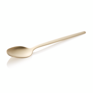 Alex Menülöffel Set CHAMPAGNE, mit champagner, matter PVD Beschichtung, 21 cm, Set á 12 Stück, Chromnickelstahl 18/10