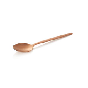 Alex Dessertlöffel Set BRONZE, mit bronze, matter PVD Beschichtung, 16 cm, Set á 12 Stück, Chromnickelstahl 18/10