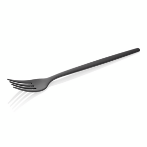 Alex Menügabel Set BLACK, mit schwarz, matter PVD Beschichtung, 21 cm, Set á 12 Stück, Chromnickelstahl 18/10