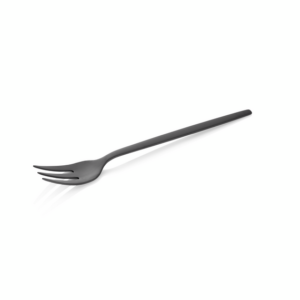 Alex Dessertgabel Set BLACK, mit schwarz, matter PVD Beschichtung, 16 cm, Set á 12 Stück, Chromnickelstahl 18/10