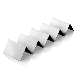 Was Germany Snackpresenter mit 4 Ablagen, 35 x 10 x 5 cm, Edelstahl