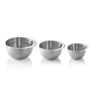 Was Germany Rührschüssel Set, 3-teilig, 0,95/2,0/3,5 ltr., Chromnickelstahl 18/8