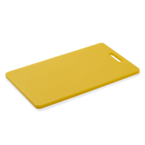 Was Germany HACCP Schneidbrett HACCP CHOPPING BOARDS, 40 x 25 x 1,2 cm, gelb, Polyethylen