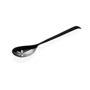 Was Germany Servierlöffel KITCHEN TOOL 1887, 32 cm, geschlitzt, mit schwarzer PVD Beschichtung, Chromnickelstahl