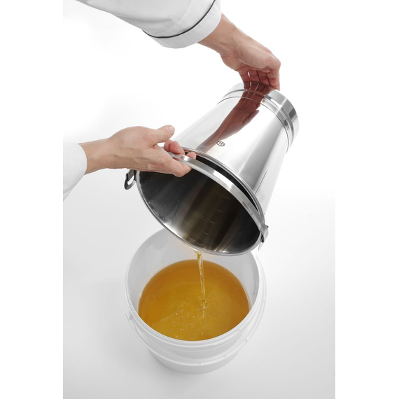 Hendi Eimer, 11,5L, Weiß, ⌀300x(H)230mm