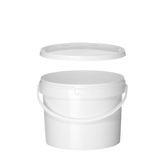 Hendi Eimer, 11,5L, Weiß, ⌀300x(H)230mm