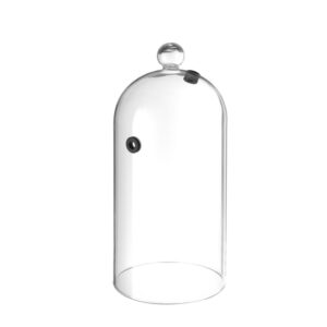 Hendi Glasglosche mit Lüftungsöffnung, Cocktail-Glosche, ⌀130x(H)282mm