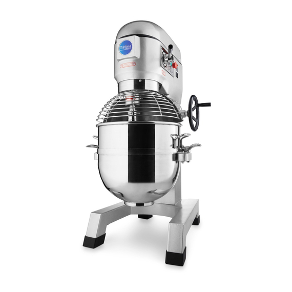 Maxima Gastro Planetenmischer - 60 l - Bis 30 kg Teig - 3 Geschwindigkeit
