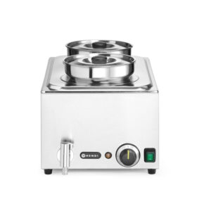 Hendi Set: Bain-Marie Ranger + 2x 4L Container mit Deckel, 8L, 220-240V/1000W, 604x332x(H)315mm