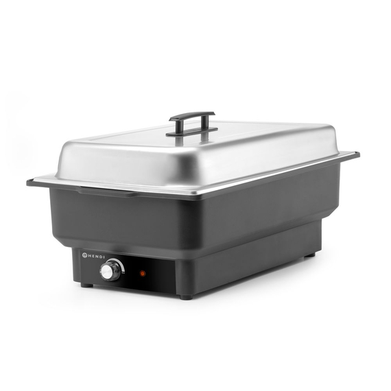 Hendi Chafing Dish Tellano, elektrisch, Kitchen Line, GN 1/1, 9L, 220-240V/900W, 575x349x(H)278mm