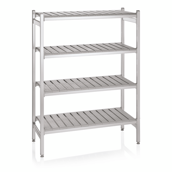 Was Germany Lagerregal System, Klick-System, 126,5 x 54 x 170 cm, Aluminium/Polyethylen