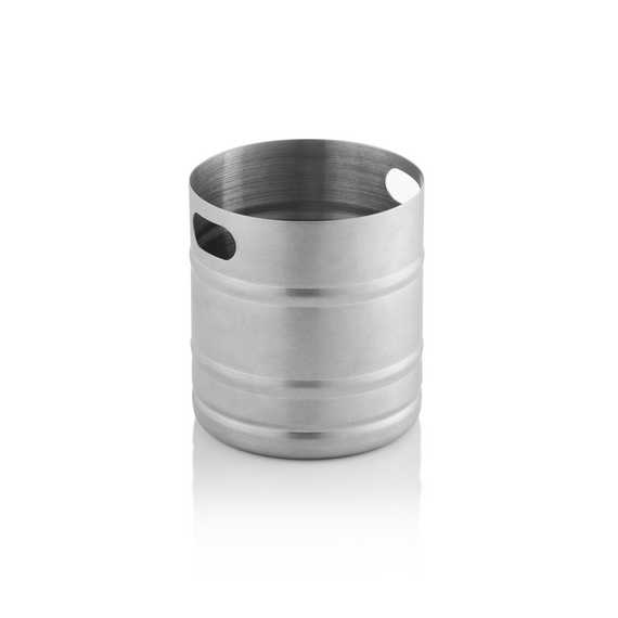 Steel & Style Besteckhalter Barrel, Ø 12 cm, Höhe 13 cm, Chromnickelstahl