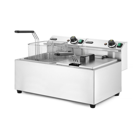 Hendi Fritteuse Profi Line, 2×8 l, Profi Line, 16L, 230V/7000W, 605x460x(H)369mm