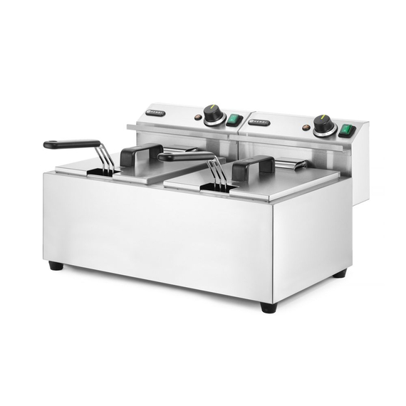 Hendi Fritteuse Profi Line, 2×8 l, Profi Line, 16L, 230V/7000W, 605x460x(H)369mm