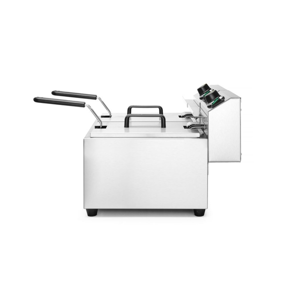 Hendi Fritteuse Profi Line, 2×8 l, Profi Line, 16L, 230V/7000W, 605x460x(H)369mm