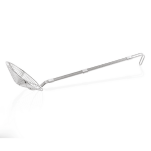 Was Germany Frittierlöffel mit Hakenstiel, Ø 16 cm, 41 cm, Chromnickelstahl