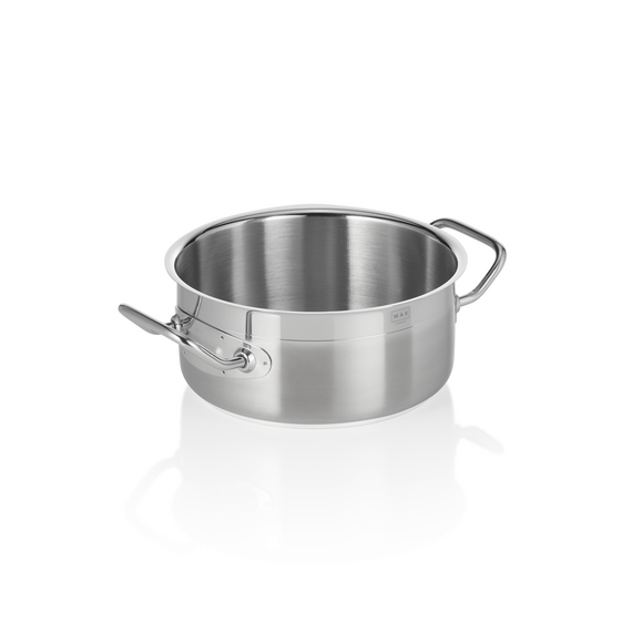Was Germany Bratentopf COOKWARE 21, Ø 20 cm, 2,5 ltr., Chromnickelstahl 18/10