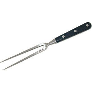 Fleischgabel, geschmiedete Zinken aus Stahl mit Länge 18 cm