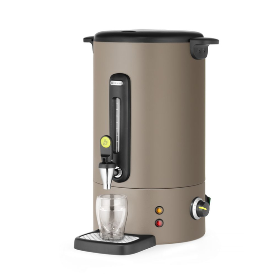 Hendi Heißgetränkekessel UNIQ, designed by Robert Bronwasser, 16L, Taupe, 220-240V/1650W, 357x380x(H)502mm