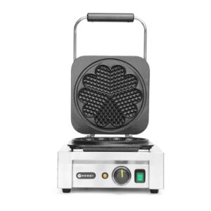 Hendi Waffeleisen 'Herz', 230V/2200W, 330x543x(H)251mm