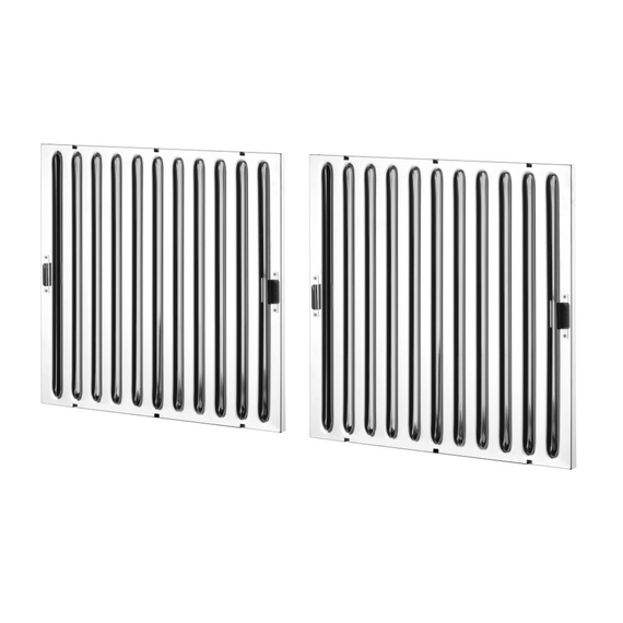 Hendi Wandmontierte Dunstabzugshaube - verschraubt, ohne Beleuchtung, 1005x1000x(H)450mm