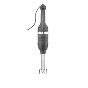 Hendi Stabmixer 350 mit variabler Geschwindigkeit und 250mm langem Stab, Schwarz, 230V/350W, ⌀100x666mm