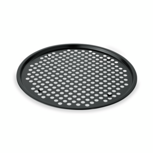 Was Germany Pizzablech mit Antihaftbeschichtung, Ø 37 cm, Perforierung Ø 9 mm, Stahl