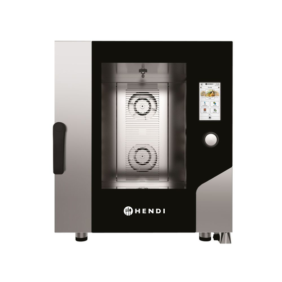 Hendi Konvektionsdampfgarer – Touch 7 x GN 1/1, elektrisch, mit direktem Dampf und Touchscreen-Steuerung, 730x784x(H)850mm