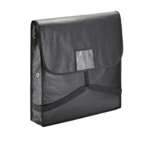 Was Germany Isoliertasche, für 2 Pizzen, 58 x 58 x 11 cm, schwarz, Kunststoff, Aluminium
