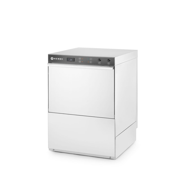 Hendi Geschirrspüler 50x50 - elektromechanische Steuerung, mit Laugenpumpe, 400V/6600W, 570x600x(H)830mm