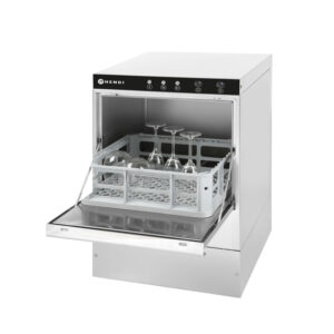 Hendi Geschirrspüler 40x40 - elektromechanische Steuerung, mit Laugenpumpe, 230V/2800W, 470x510x(H)710mm