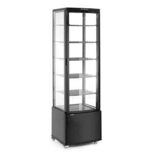 Arktic Kühlvitrine 270 Liter, Schwarz, 230V/290W, 556x526x(H)1913mm