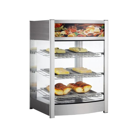 Hendi Warmhaltevitrine, 97 Liter, 230V/800W, 460x467x(H)785mm