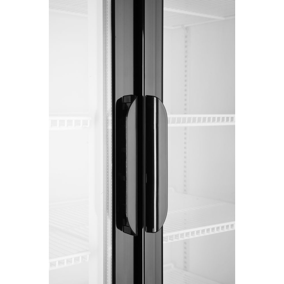 Arktic Rückwandkühlschrank mit hinterleuchteter Blende, zweitürig, 512L, Schwarz, 220-240V/510W, 1120x585x(H)1900mm