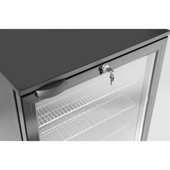 Arktic Kühlschrank hinten mit einer Tür, 86L, Schwarz, 220-240V/120W, 500x530x(H)870mm