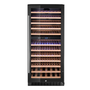 Arktic Weinkühler, 2 Zonen, 124 Flaschen, 265L, Schwarz, 570x595x(H)1400mm