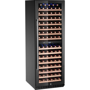 Arktic Weinkühler, 2 Zonen, 131 Flaschen, 418L, Schwarz, 680x595x(H)1760mm