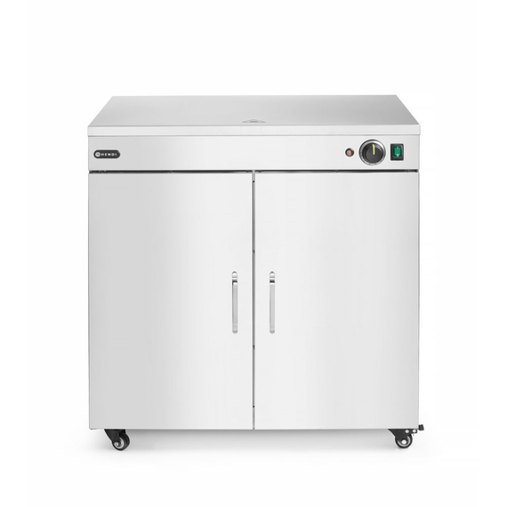 Hendi Tellerwärmer doppelt, 230V/800W, 735x589x(H)766mm