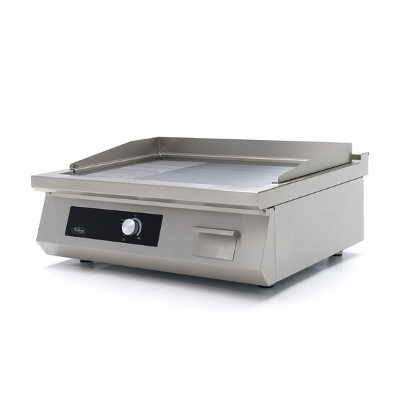 Maxima Gastro Induktions-Grillplatte 700 - Glatt & Gerillt - 5.000 W - Doppel