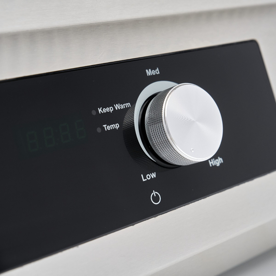 Maxima Gastro Induktions-Grillplatte 700 - Glatt & Gerillt - 5.000 W - Doppel