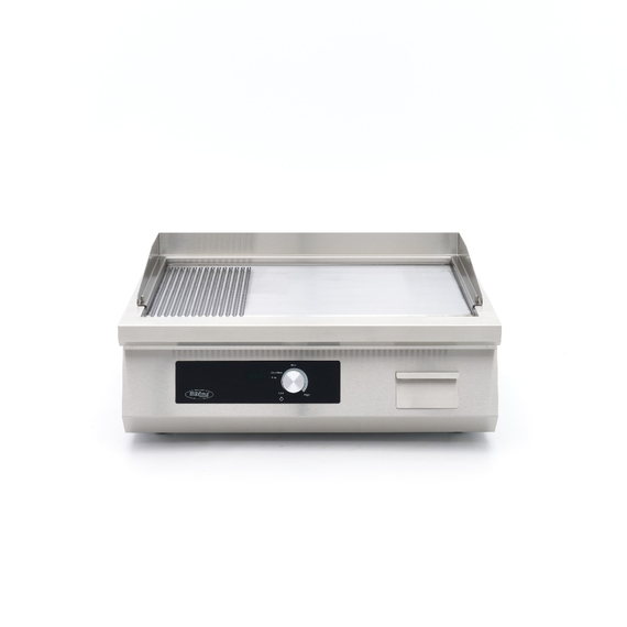 Maxima Gastro Induktions-Grillplatte 700 - Glatt & Gerillt - 5.000 W - Doppel