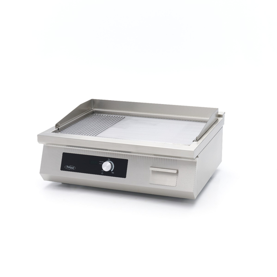 Maxima Gastro Induktions-Grillplatte 700 - Glatt & Gerillt - 5.000 W - Doppel
