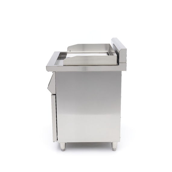 Maxima Gastro Induktions-Grillplatte 700 - Glatt & Gerillt - 10.000 W - Doppel - Mit Untergestell