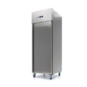 Maxima Gastro Kühlschrank - 600 l - 3 Einstellbare Regale (2/1 GN) - Rostfreier Stahl - auf Rädern